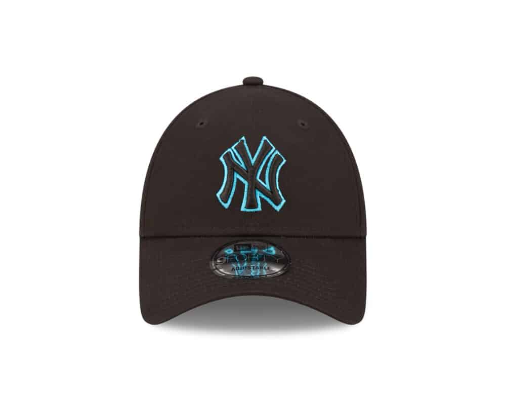 New Era - Neon Outline - 9FORTY - New York Yankees - BLKNEB