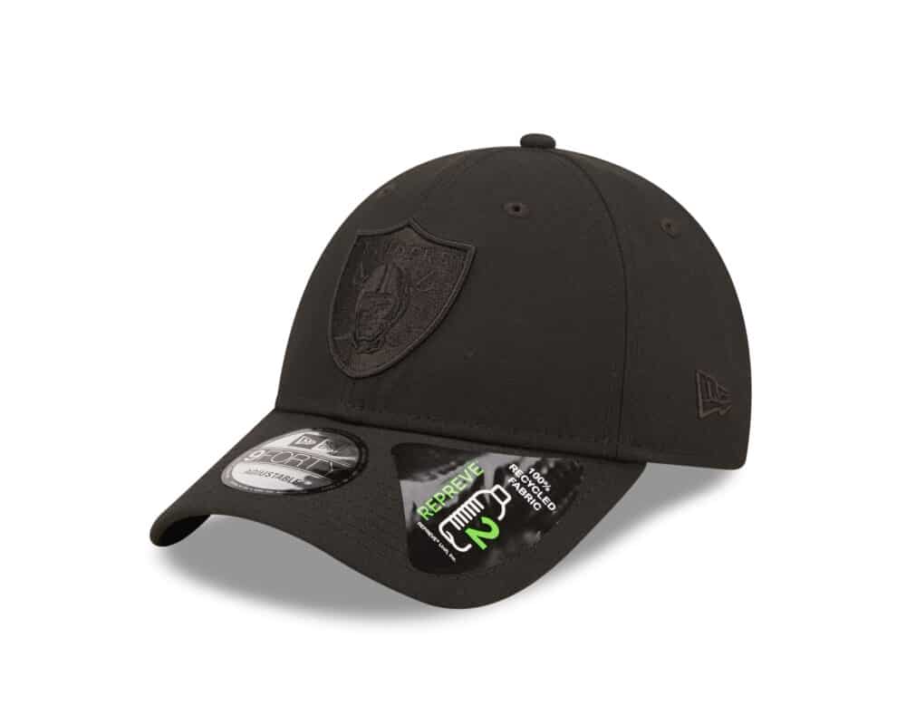 New Era - Repreve - Monochrom - 9FORTY - Las Vegas Raiders - BLK