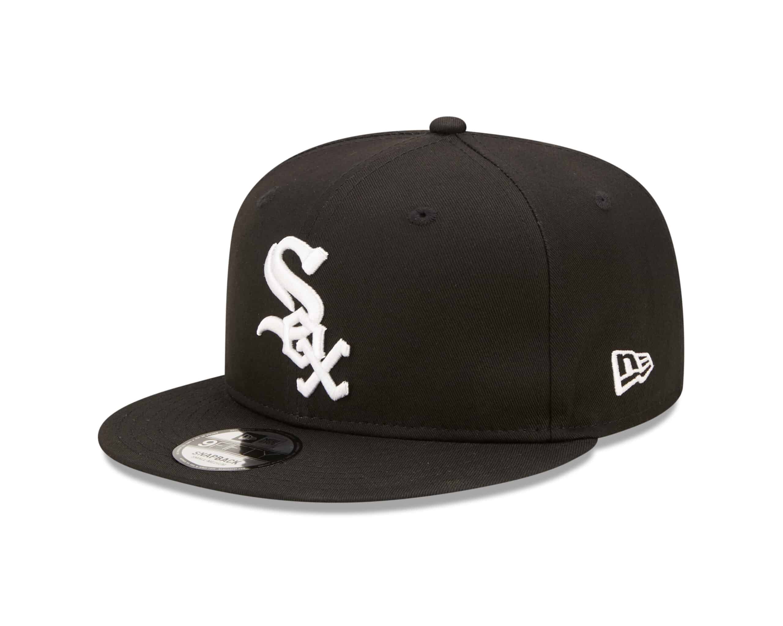 New Era - Team Side Patch - 9FIFTY - Chicago White Sox - BLKWHI - Snapbacks.nl